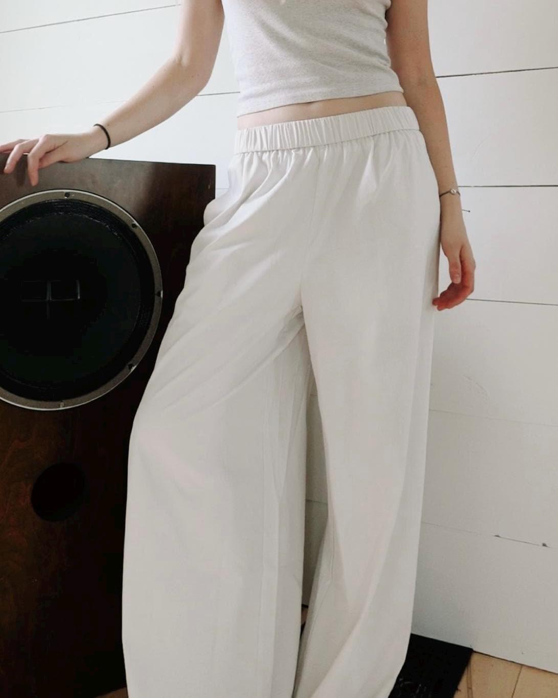 Tall Women Linen cotton style pants tall wide leg flowy full length loose maxi trousers summer spring custom long inseam for tall women